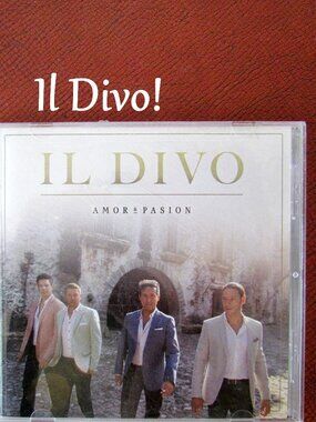 IL DIVO CD "AMOR & PASION" Sung by SEBASTIAN, URS, CARLOS & DAVID, OPERA / POP